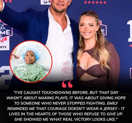 TRUE HEROISM IN ACTION: A 7-year-old girl battling a life-threatening brain tumor had a simple wish — to speak with her idol, Rob Gronkowski of the New England Patriots