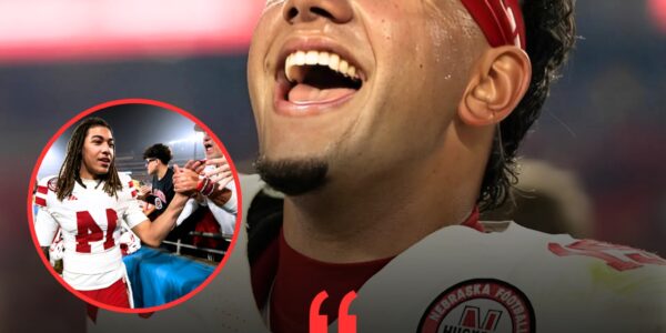 Passing the Torch: Dylan Raiola’s Emotional Tribute to TJ Lateef After Nebraska’s Gritty 28–21 Win Over UCLA