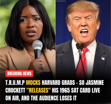 LATE-NIGHT LAUGHER: T.R.U.M.P MOCKS HARVARD GRADS — SO REP. JASMINE CROCKETT FIRES BACK WITH A COMEDY BURN THAT BRINGS DOWN THE HOUSE