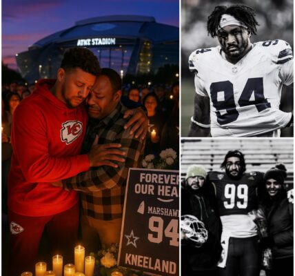 💔 “Give Me Back My Son, He’s Only 24.” — Patrick Mahomes’ Silent Act of Compassion at Marshawn Kneeland’s Funeral Brings America to Tears