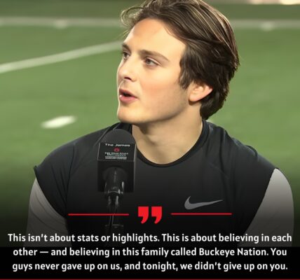 BREAKINGNEWS: Julian Sayin’s emotional message to fans after Ohio State’s thrilling victory over Purdue