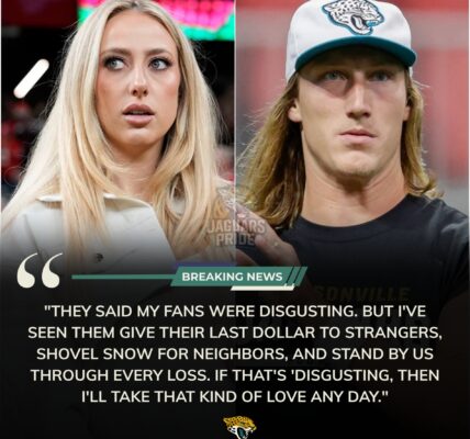“After Brittany Mahomes’ Viral Video Insulted the Jacksonville Jaguars, Trevor Lawrence’s 12-Word Message Became the Quote of the Season — and the Rallying Cry of Jacksonville”