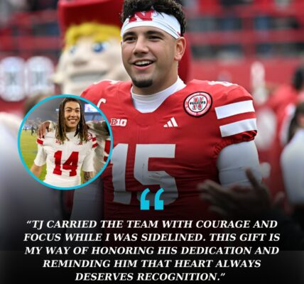 Brotherhood and Leadership: How Dylan Raiola Rewarded TJ Lateef After Nebraska’s Triumph Over UCLA