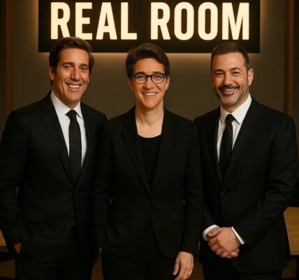 BREAKING NEWS: With a fiery and unapologetic message, David Muir, Rachel Maddow, and Jimmy Kimmel have joined forces to launch The Real Room — a revolutionary news movement built on truth, courage, and transparency...