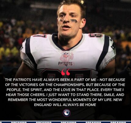 BREAKING: Rob Gronkowski Sends Shockwaves Across the NFL — “New England Has Always Been My Home”