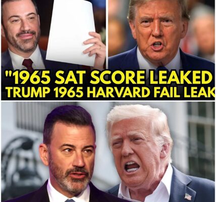 Late-Night Showdown: T.r.u.m.p Mocks Harvard Grads—Kimmel Strikes Back, Revealing T.r.u.m.p’s 1965 SAT Scores