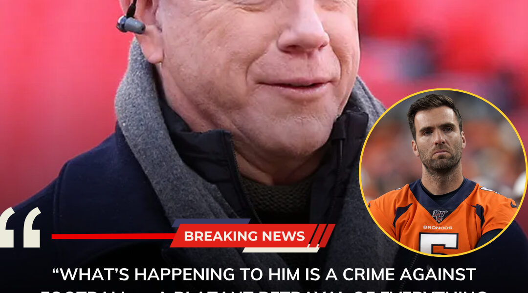 Boomer Esiason Breaks His Silence: “What’s Happening to Joe Flacco Is a Crime Against Football”