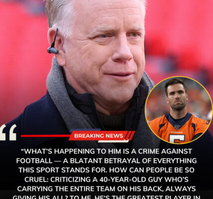 Boomer Esiason Breaks His Silence: “What’s Happening to Joe Flacco Is a Crime Against Football”