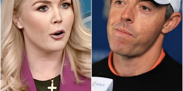 “YOU NEED TO BE SILENT!”🔴 Karoline Leavitt’s Tweet Against Rory McIlroy Backfires Spectacularly as He Reads Every Word on Live TV, Turning the Nation’s Eyes and Leaving the Studio in Absolute Silence!!