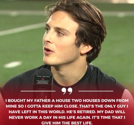 🏈 HEARTWARMING STORY: Ohio State Quarterback Julian Sayin Buys His Father a Home Two Doors Down — “He’s the Only Guy I Have Left in This World.”