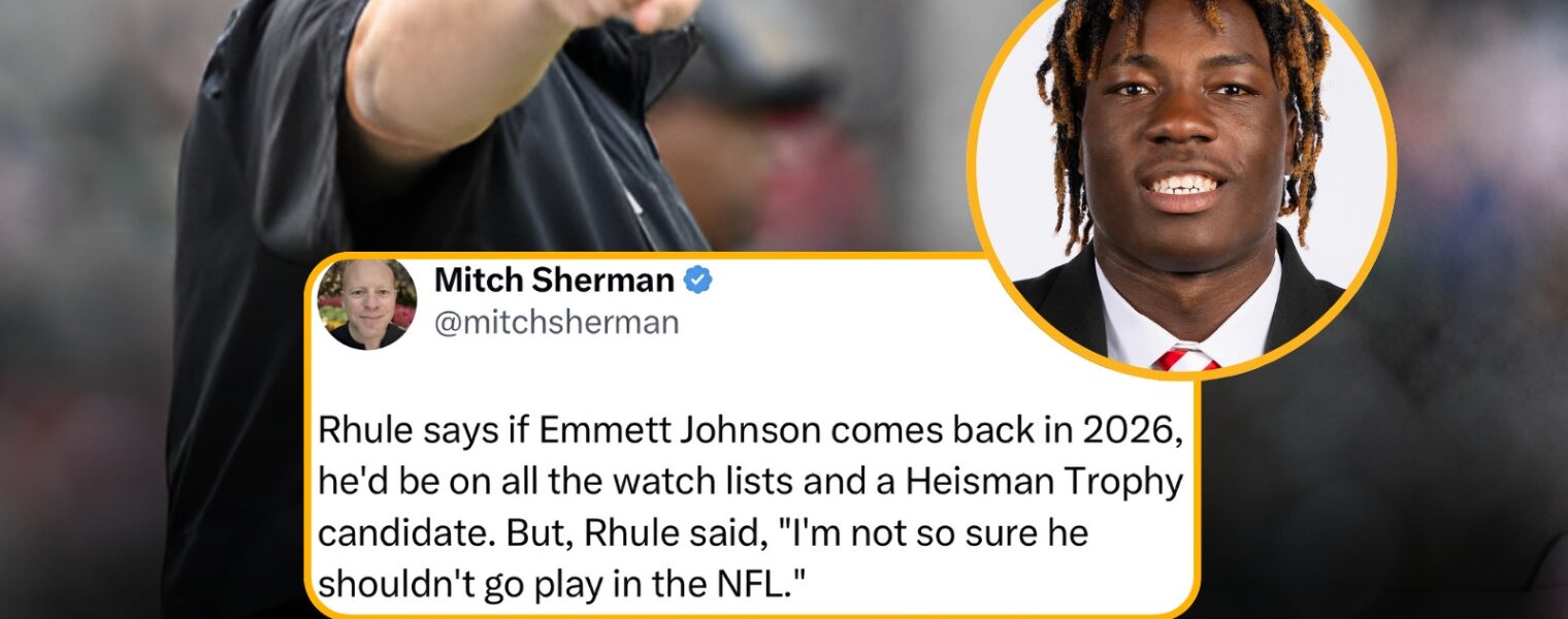 Matt Rhule Hints Emmett Johnson Could Dominate 2026 College Football — But Questions NFL Future!