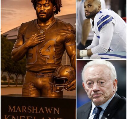 A Promise Cast in Bronze: Dak Prescott and Jerry Jones Unite to Honor Marshawn Kneeland’s Legacy