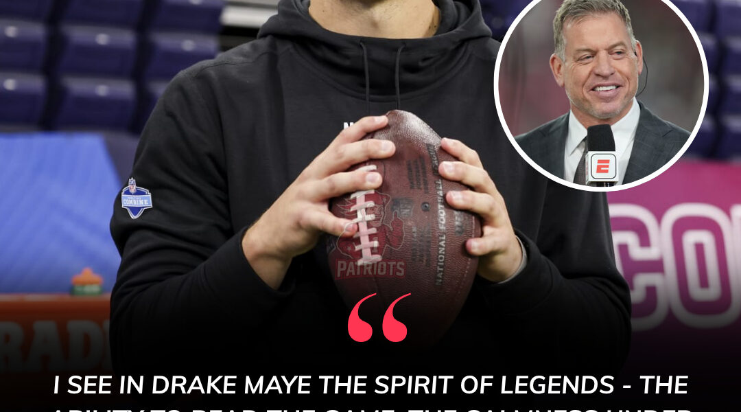 Troy Aikman Delivers Verdict on Drake Maye After Win Over Buccaneers – and the Young QB’s Reaction Convinces the Entire NFL a New Era Has Begun