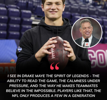 Troy Aikman Delivers Verdict on Drake Maye After Win Over Buccaneers – and the Young QB’s Reaction Convinces the Entire NFL a New Era Has Begun