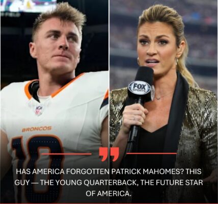 BREAKINGNEWS: Erin Andrews shocks the NFL world — “Has America moved on from Patrick Mahomes?” — then crowns Bo Nix as “the new quarterback of the nation”