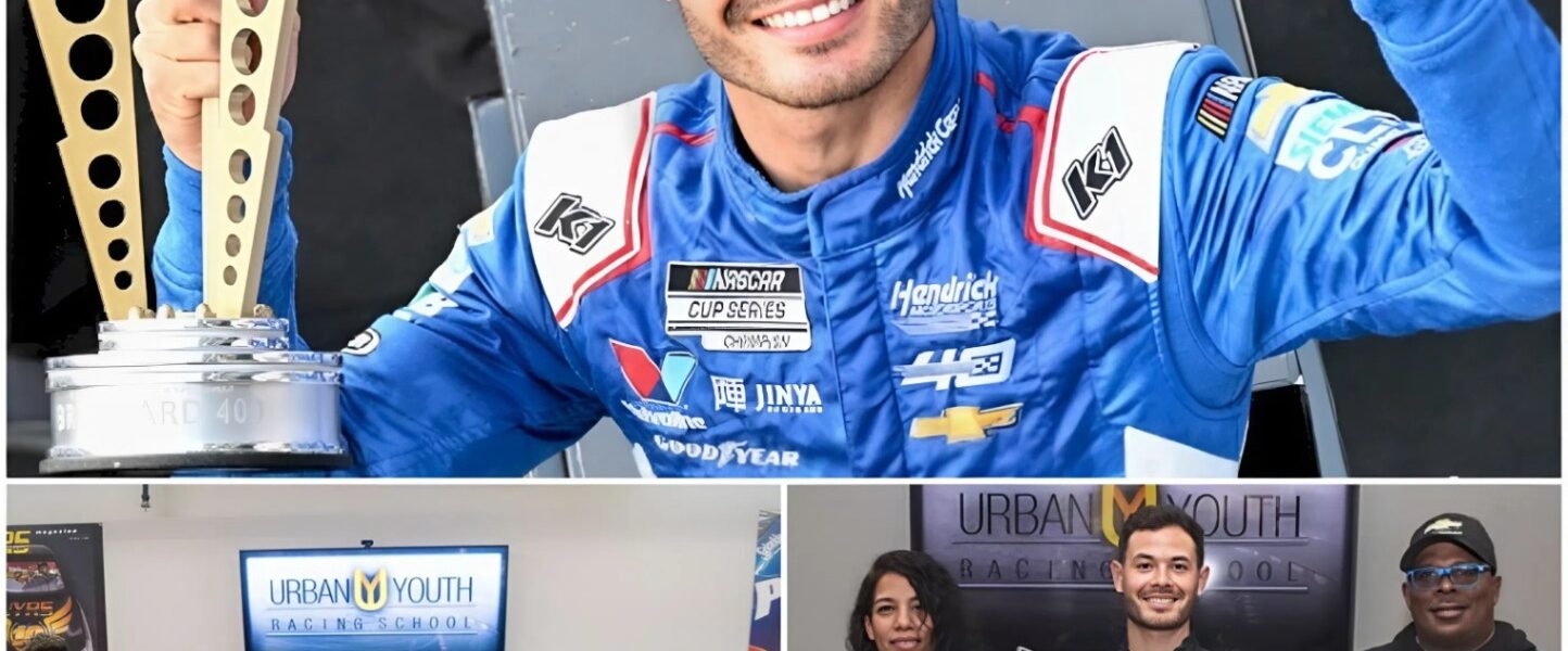 Kyle Larson shocks NASCAR! $500K + 5 scholarships fuel minority kids’ racing dreams!
