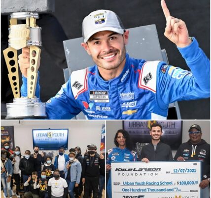 Kyle Larson shocks NASCAR! $500K + 5 scholarships fuel minority kids’ racing dreams!