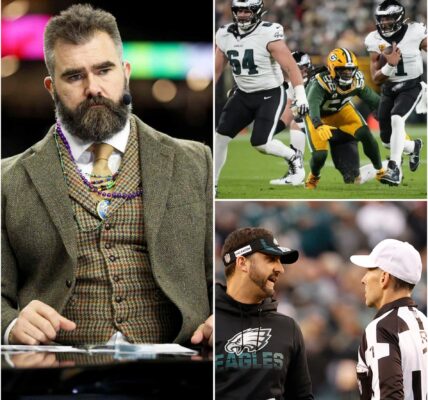 BREAKINGNEWS: Jason Kelce sparks fiery debate after calling out referee bias in Eagles’ tense Week 10 victory over Packers