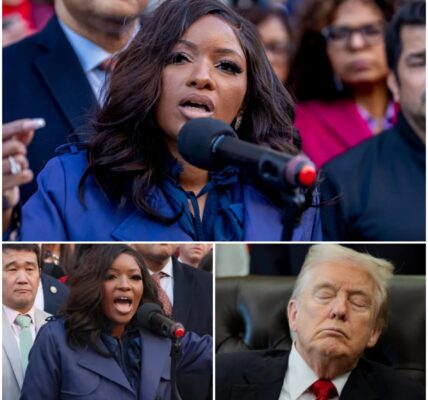 BOOM! Jasmine Crockett Just Set the Internet on Fire — and Washington Is Shaking! In a blistering new TIME Magazine interview, Congresswoman Jasmine Crockett didn’t hold back — calling Don@ld T.r..u.m.p “a self-serving showman” and demanding that America “wake up before it’s too late.”