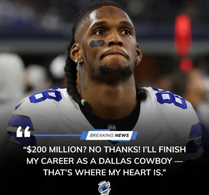 “$200 Million? KEEP IT!” – CeeDee Lamb Shocks NFL with Bold Loyalty to the Dallas Cowboys