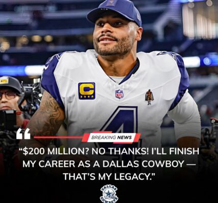 “$200 Million? KEEP IT!” – Dak Prescott Shocks NFL with Stunning Loyalty to the Dallas Cowboys