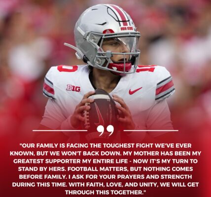 SAD NEWS: Ohio State Star Julian Sayin and His Family Face Heartbreaking News About His Mother — Head Coach’s Reaction Leaves Fans Stunned