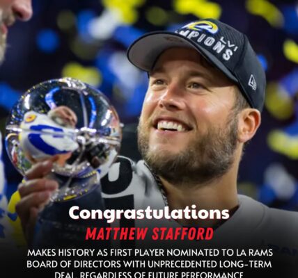BREAKINGNEWS: Matthew Stafford makes history as first player nominated to LA Rams Board of Directors with unprecedented long-term deal, regardless of future performance
