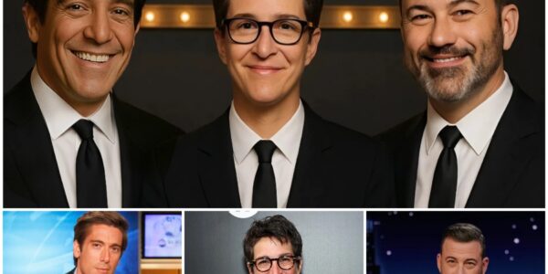 BREAKING: David Muir, Rachel Maddow, and Jimmy Kimmel Launch “The Real Room” — A Bold New Media Revolution!