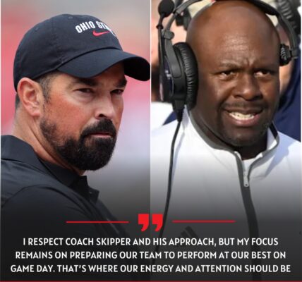 BREAKINGNEWS: Tension erupts as UCLA’s Tim Skipper snubs Ohio State’s Ryan Day at media day — Day’s graceful response wins fans’ admiration