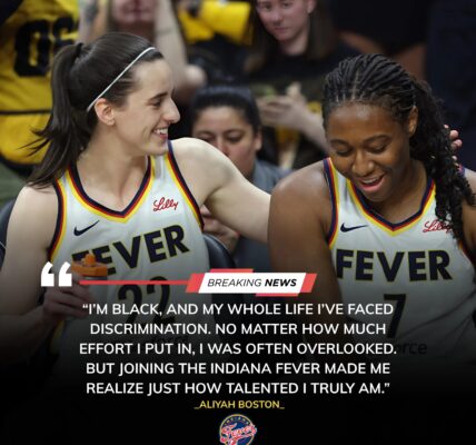 Aliyah Boston Breaks Her Silence: “I’m a Black Woman — I’ve Been Overlooked My Whole Life, Until Indiana Fever Saw Me”