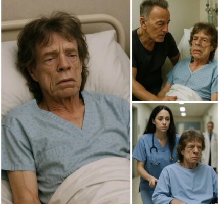 SAD NEWS IN DARTFORD: Bruce Springsteen Breaks Down in Tears Outside Darent Valley Hospital — Heartbreaking Update on Mick Jagger’s Health Leaves Fans Worldwide in Shock 💔🎸