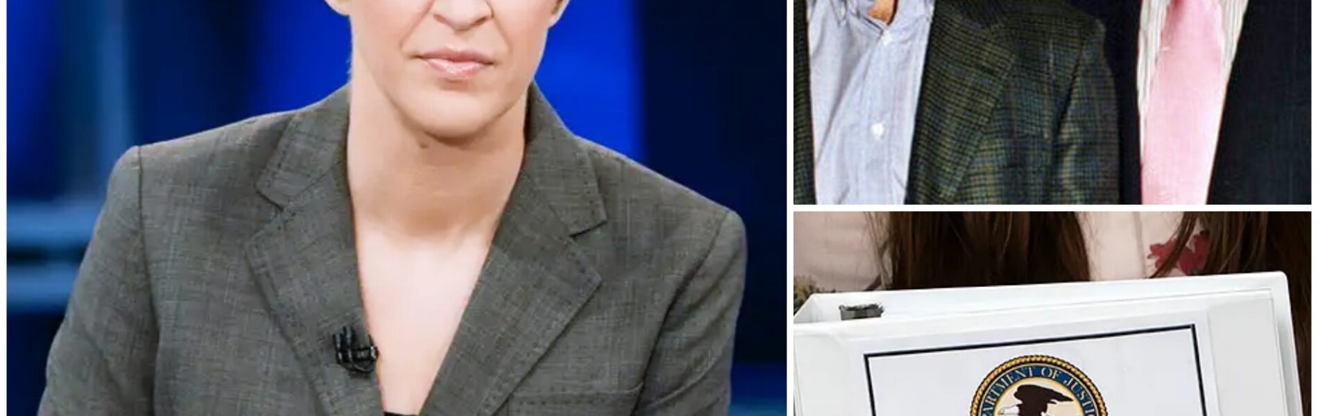 On air tonight, Rachel Maddow didn't scream, didn't bang on the table — just smiled coldly when she mentioned T.r.u.m.p's name in the new Epstein emails that House Democrats had just released...