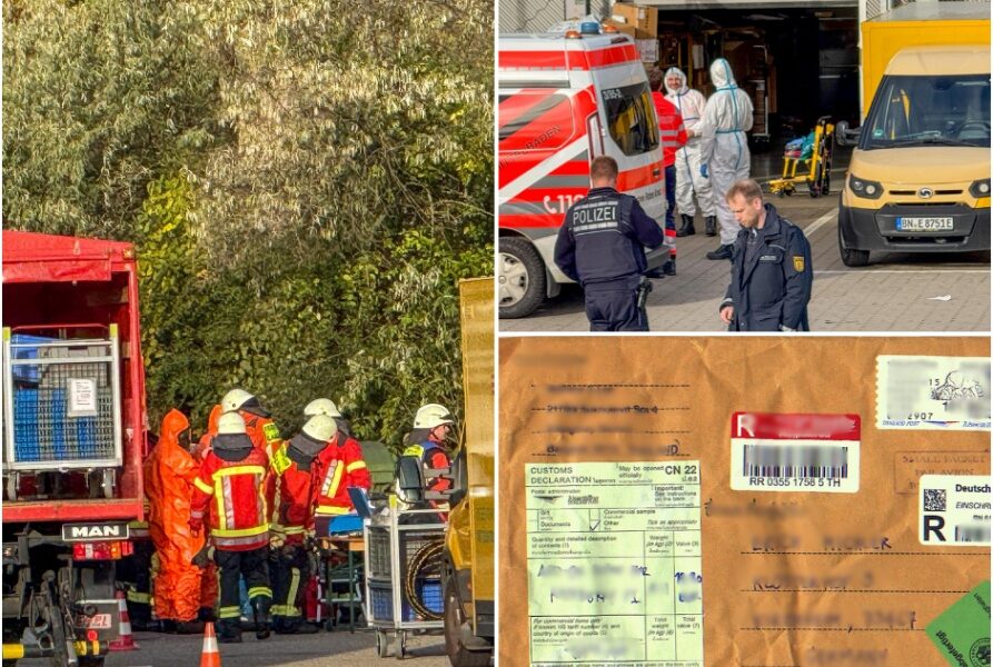 Absender verdächtigen Briefes ermittelt: Spuren von Lösungsmittel legen Postzentrum Rastatt lahm