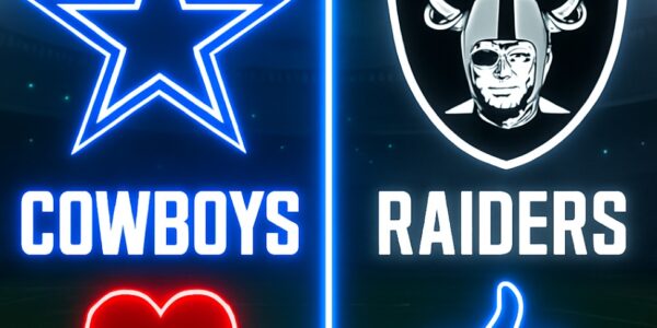 TIME UPDATE CONFIRMED: Cowboys vs. Raiders – Sin City Primetime Showdown! 🌟🏈