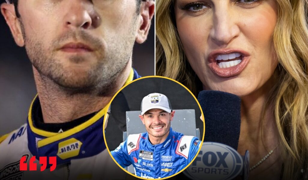 NASCAR World Erupts as Erin Andrews Declares: “Move On from Kyle Larson — Chase Elliott is NASCAR’s New King”