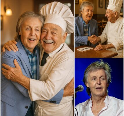 Paul McCartney reunites with his teenage savior chef, surprising him, leaving the entire restaurant in tears of joy.