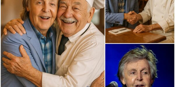 Paul McCartney reunites with his teenage savior chef, surprising him, leaving the entire restaurant in tears of joy.