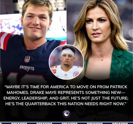 THE NFL WORLD ERUPTS: Erin Andrews Declares Drake Maye “America’s New Quarterback” — And All Hell Breaks Loose