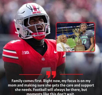 BREAKINGNEWS: Carnell Tate pauses all activities to support mother battling critical illness, leaving Ohio State fans heartbroken
