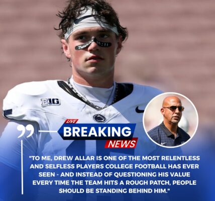BREAKING: Former Penn State Head Coach James Franklin Breaks His Silence With Explosive Defense of QB Drew Allar