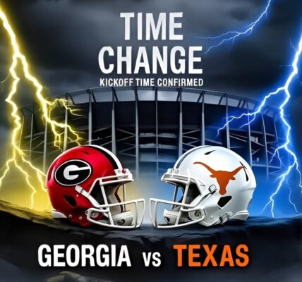 TIME CHANGE ALERT: Georgia vs Texas at Darrell K Royal–Texas Memorial Stadium — A Season-Defining Showdown Under the Lights