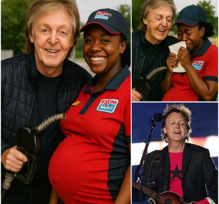 PAUL MCCARTNEY STOPS AT A GAS STATION — WHAT HE DID NEXT LEFT A PREGNANT WOMAN SOBBING IN HIS ARMS