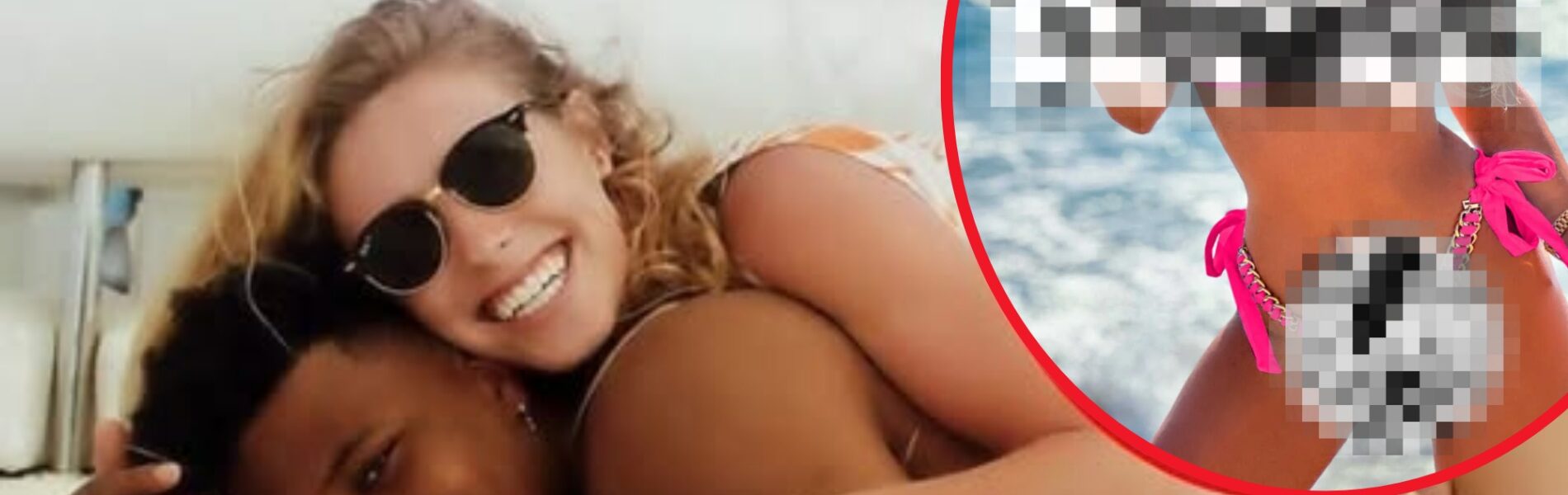 Saquon Barkley’s girlfriend, Anna Congdon, continues to make social media drool after leaked images of her in a tiny pink bikini on the beach, showcasing her alluring figure like we’ve never seen before!