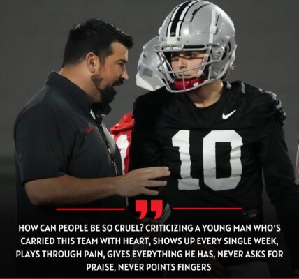 BREAKINGNEWS Ohio State’s Ryan Day defends Julian Sayin after backlash with fiery statement that stuns college football world