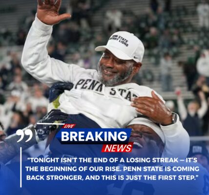 SATURDAY NIGHT SHOCKER: Penn State Snaps Six-Game Skid With 28–10 Win — and Terry Smith’s Emotional Message Steals the Night