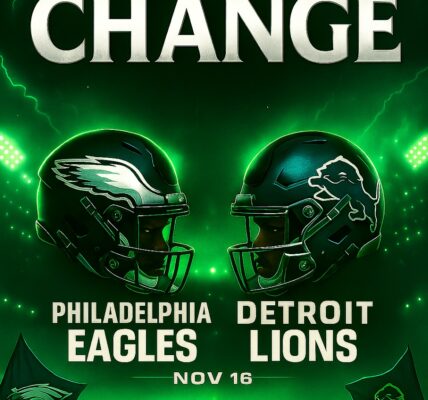 BREAKINGNEWS: Pladelphia Eagles vs Detroit Lions kickoff time officially changed as Lincoln Financial Field undergoes critical game-day adjustments