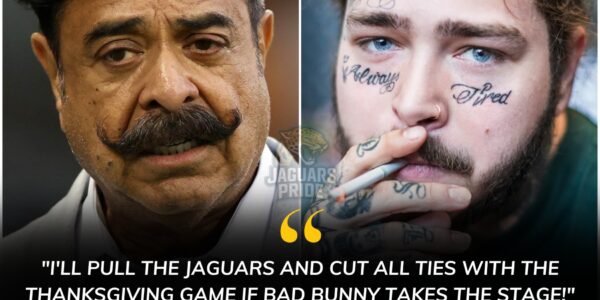 “IF POST MALONE TAKES THAT STAGE, DALLAS WILL BE A STAIN ON THE NFL!” — Shad Khan Throws the Ultimate Halftime Show Bombshell