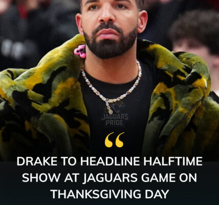 BREAKING: Drake to headline the halftime show at the Jaguars’ Thanksgiving Day game! Fans are buzzing as the superstar prepares to light up the stadium with an unforgettable performance.