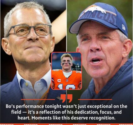 Broncos CEO Greg Penner made a surprise appearance and handed Bo Nix a $120,000 bonus on the spot after his flawless 295-yard performance against the Chiefs.