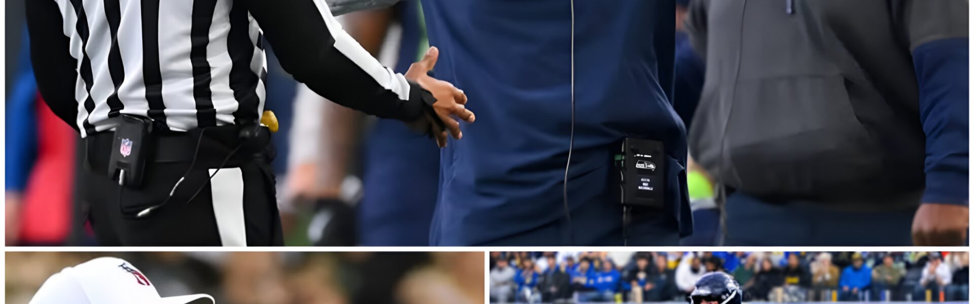 BREAKING NFL: Scandal Erupts as 7 Referees, Including John Hussey, Are Fired Amid Bribery Allegations; Seahawks Coach Mike Macdonald Responds, Fans Demand Action